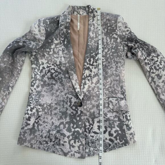 Truth And Pride Speckled 100% Silk Blazer Jacket Lightweight Fully Lined Size M - Picture 8 of 11